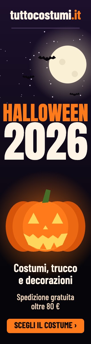 Halloween 2026: costumi, trucco e decorazioni su tuttocostumi.it