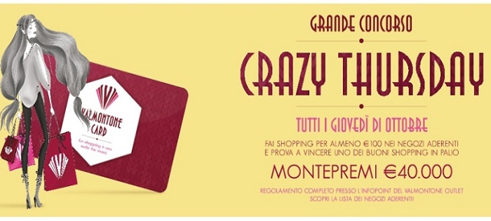 Crazy Thursday Valmontone Outlet Village Roma